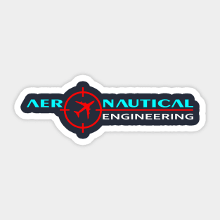 aeronautical engineering, aerospace engineer Sticker